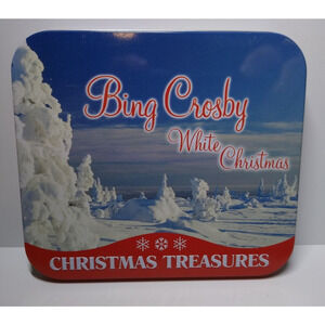 Bing Crosby White Christmas Treasures CD In Collectors Tin 2009 Silver Bells